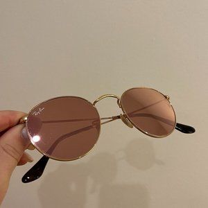 Rose Gold Ray Ban Sunglasses